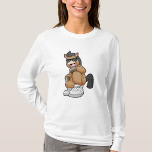 Paarden met grote schoenen t-shirt