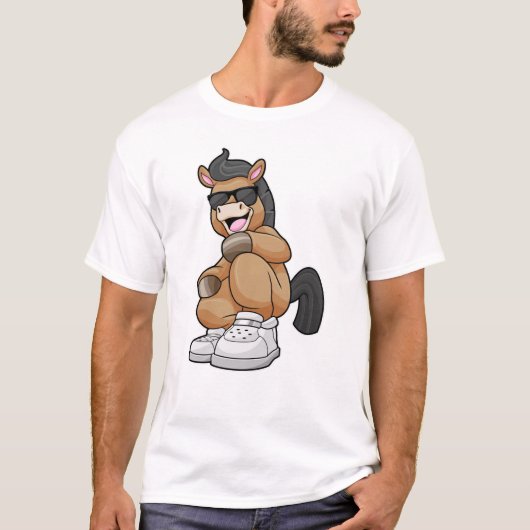 Paarden met grote schoenen t-shirt (Voorkant)