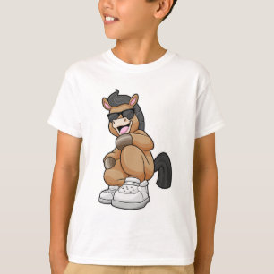 Paarden met grote schoenen t-shirt
