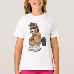 Paarden met grote schoenen t-shirt