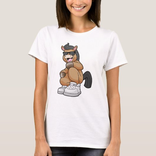 Paarden met grote schoenen t-shirt (Voorkant)