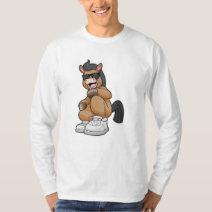 Paarden met grote schoenen t-shirt