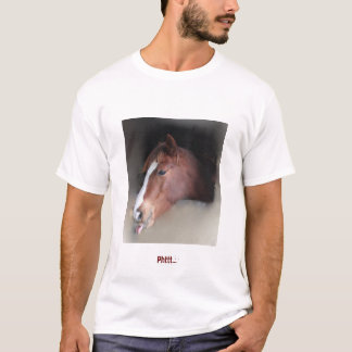 Paarden met hoogte t-shirt