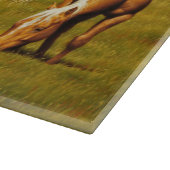 Paarden met klemkleuring snijplank (Hoek)