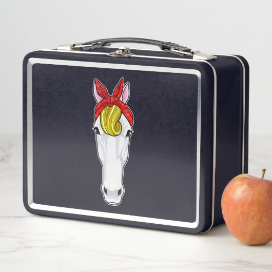 Paarden met lint (In situ)