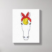 Paarden met lint canvas afdruk (Voorkant)