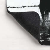 Paarden met moderne, elegante Pop art Sjabloon Muismat (Hoek)