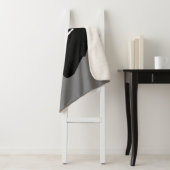 Paarden met paardenpest Silhouette Graphic Sherpa Deken (In situ)