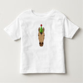 Paarden met pet van een partij kinder shirts (Voorkant)