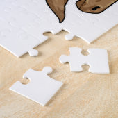 Paarden met regenboogstoelen legpuzzel (Zijkant)