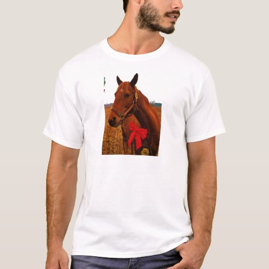 Paarden met rode poot t-shirt (Voorkant)