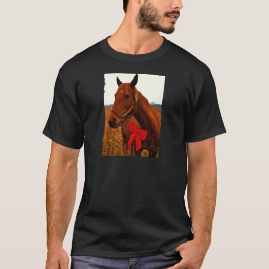 Paarden met rode poot t-shirt (Voorkant)