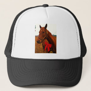 Paarden met rode poot trucker pet