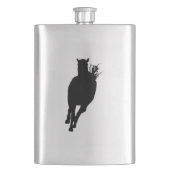 Paarden met Silhouette Flacon (Voorkant)