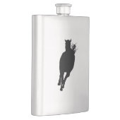 Paarden met Silhouette Flacon (Rechts)