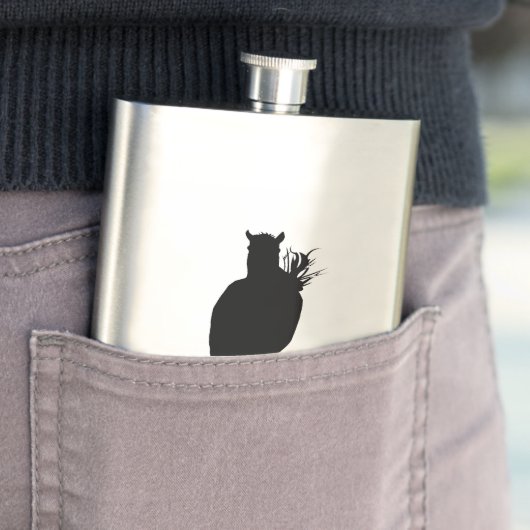 Paarden met Silhouette Flacon (Voorbeeld)