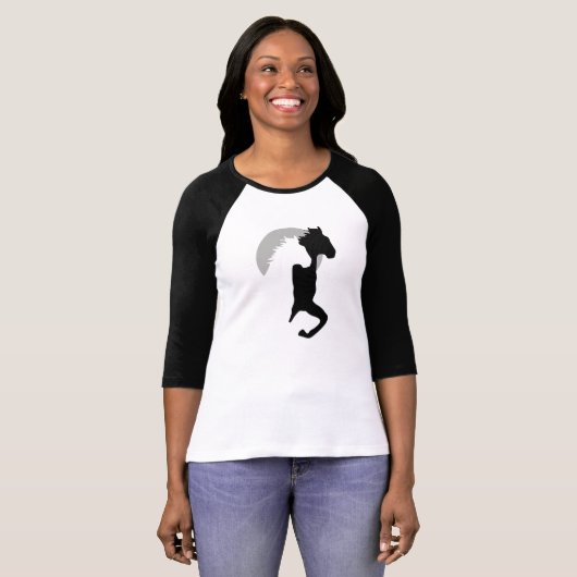 Paarden met t-shirt (Voorkant volledig)