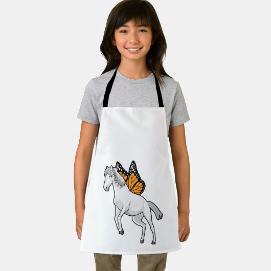 Paarden met vlinder schort (Insitu)