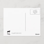 Paarden met volle maan Briefkaart (Achterkant)