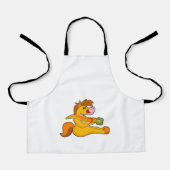 Paarden met wortel schort (Voorkant)