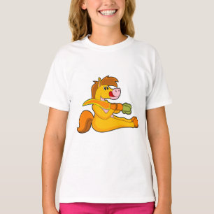 Paarden met wortel t-shirt