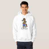 Paarden met zonnebril hoodie (Voorkant volledig)