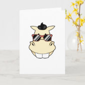 Paarden met zonnebril kaart (Gele Bloem)
