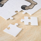 Paarden met zonnebril legpuzzel (Zijkant)