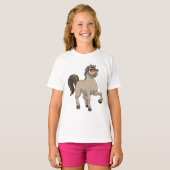 Paarden met zonnebril t-shirt (Voorkant volledig)