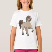 Paarden met zonnebril t-shirt (Voorkant)