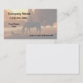 Paarden Misty Sunrise Visitekaartje (Voorkant / Achterkant)