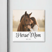 Paarden Moeder Opgericht Foto Cadeau