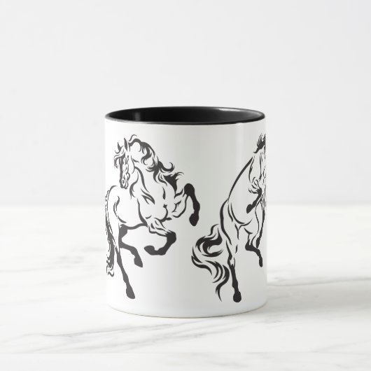 paarden mok (Midden)