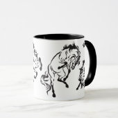 paarden mok (Voorkant rechts)