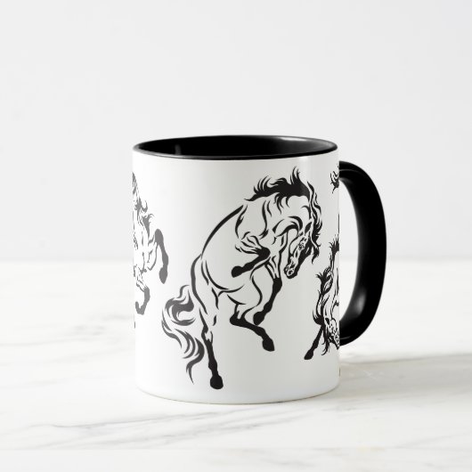 paarden mok (Voorkant rechts)