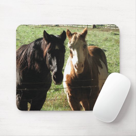 Paarden Mousepad Muismat (Met muis)