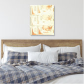 Paarden, muildieren, ezels, schapen canvas afdruk (Insitu (Slaapkamer))