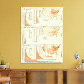 Paarden, muildieren, ezels, schapen canvas afdruk (Insitu (Woonkamer))