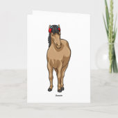 Paarden Muziek Hoofdtelefoon Kaart (Achterkant)