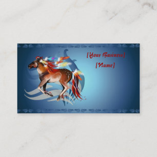Paarden N Bright Feathers Visitekaartje