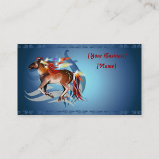 Paarden N Bright Feathers Visitekaartje