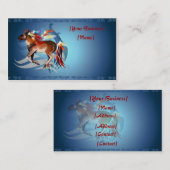 Paarden N Bright Feathers Visitekaartje (Voorkant / Achterkant)