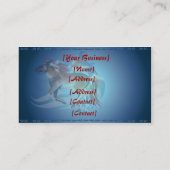 Paarden N Bright Feathers Visitekaartje (Achterkant)