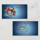 Paarden N Bright Feathers Visitekaartje (Voorkant / Achterkant)