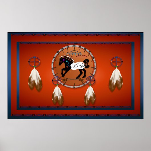 Paarden n pijlen Posters (Voorkant)