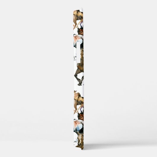 Paarden naadloos lopen. Amerikaanse cowboy. Case-Mate iPhone Case (Achterkant / Rechts)