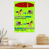 Paarden naar vliegen = Poster/ankergrafiek voor st Poster (Keuken)