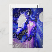 Paarden & Nacht Briefkaart (Voorkant / Achterkant)