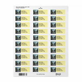 Paarden Natuur Retouradreslabel Etiket (Full Sheet)