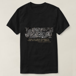 Paarden niet Zebras T-shirt